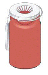 Sharps disposal container - Illustration