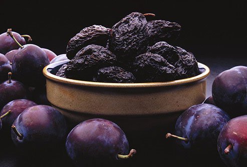 Prunes are a proven home remedy for constipation. 