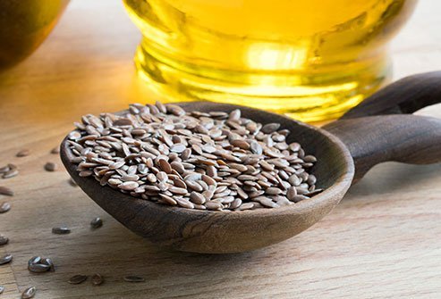 Add flax seeds to your diet to combat constipation. 