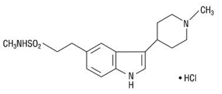 NARATRIPTAN (naratriptan) Structurral Formula Illustration