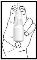 Holding the pump - Illustration