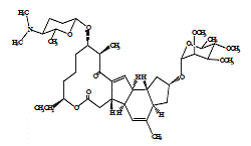 Spinosyn D - Structural Formula Illustration
