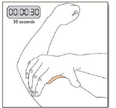 Press your NEUPRO patch firmly - Illustration Press your NEUPRO patch firmly - Illustration