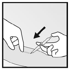 Anesthetize the arm - Illustration Anesthetize the arm - Illustration