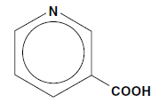 NIACOR®
  (Niacin) Structural Formula Illustration