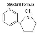  NICOTROL - nicotine Structural Formula Illustration