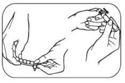  Peel back to release 1 cartridge - Illustration
