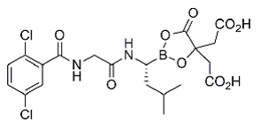 NINLARO® (ixazomib) Structural Formula Illustration