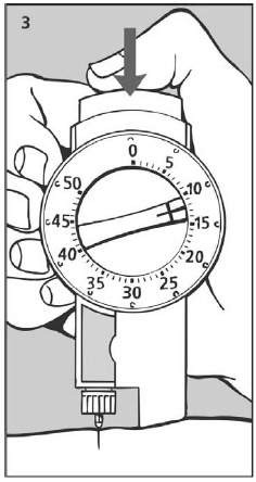 Giving the injection - Illustration
