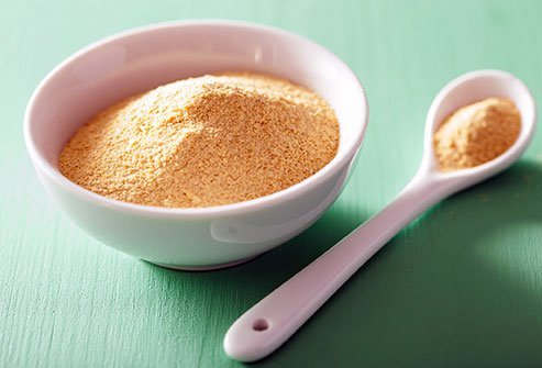 Nutritional yeast provides vitamin B12, protein and other nutrients.