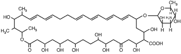 MYCOSTATIN (nystatin) Structural Formula Illustration
