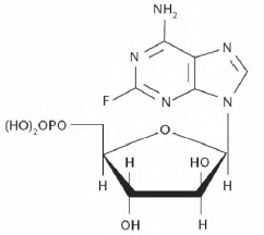 Oforta (fludarabine phosphate) structural formula illustration Oforta (fludarabine phosphate) structural formula illustration