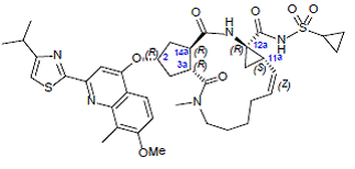 OLYSIO (simeprevir) Structural Formula Illustration