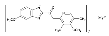 Omeprazole magnesium - Structural Formula Illustration