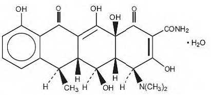 ORACEA (doxycycline) Structural Formula Illustration ORACEA (doxycycline) Structural Formula Illustration