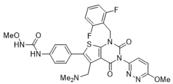 ORGOVYX (relugolix) Structural Formula Illustration