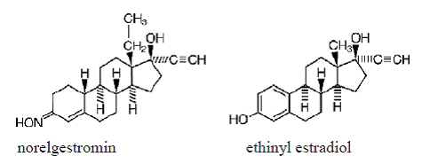 ORTHO EVRA (norelgestromin /ethinyl estradiol transdermal system) Structural Formula Illustration