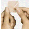 Peel away half of the clear plastic - Illustration