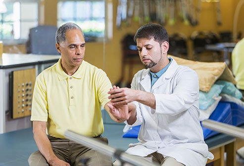 Treatment with an occupational therapist can help you do activities despite your disease. 