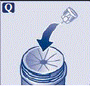 Place the needle in a sharps disposal container - Illustration Place the needle in a sharps disposal container - Illustration