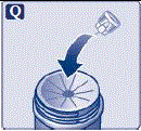 Place the needle in a sharps disposal container - Illustration Place the needle in a sharps disposal container - Illustration