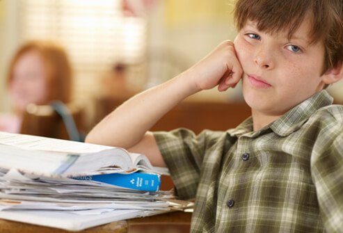 Picture of a boy with ADHD Picture of a boy with ADHD