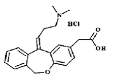 PATADAY (olopatadine hydrochloride ophthalmic solution) &™ (olopatadine hydrochloride) Structural Formula Illustration