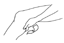 PENNSAID should be applied without massaging the knee - Illustration PENNSAID should be applied without massaging the knee - Illustration