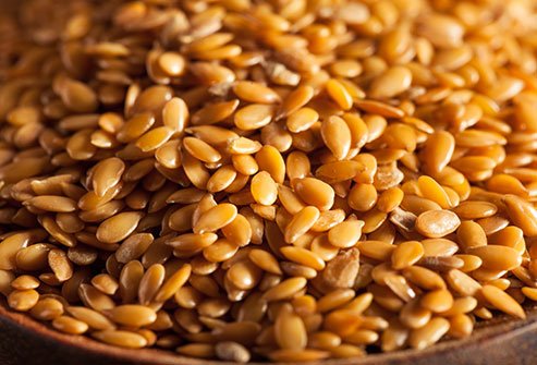Flaxseed is rich in omega-3 fatty acids and it helps keep your bowels moving. 
