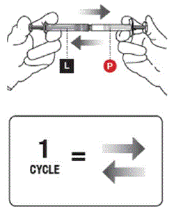 Prepare Injection Syringe - Illustration