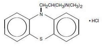 PHENERGAN™ (promethazine hydrochloride) Structural Formula Illustration PHENERGAN™ (promethazine hydrochloride) Structural Formula Illustration
