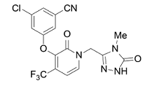 PIFELTRO™ (doravirine) Structural Formula  - Illustration