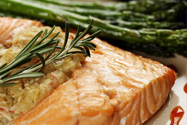 Eat two servings of fatty fish per week to protect your heart. 