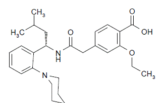 Repaglinide Structural Formula Illustration Repaglinide Structural Formula Illustration
