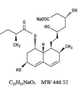 pravast® (pravastatin sodium) Structural Formula Illustration