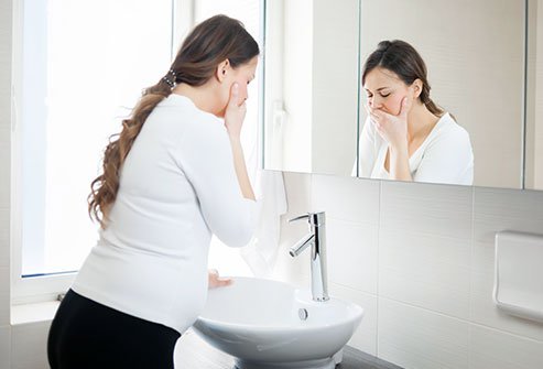 Heartburn (acid reflux) is caused by stomach acid that is forced back up into the esophagus causing a burning pain in the chest. Spicy foods are a common cause but hormonal changes and a growing uterus during pregancy are also causes. Symptoms include bloating, burping, and a bitter or sour taste in the mouth.