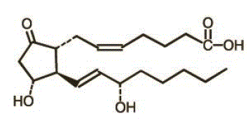 PREPIDIL® dinoprostone Structural Formula Illustration