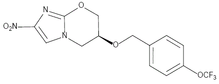 PRETOMANID Structural Formula Illustration