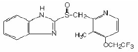 Lansoprazole - Structural Formula Illustration
