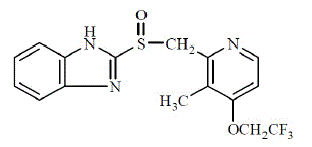 Lansoprazole - Structural Formula Illustration