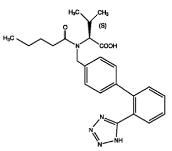 PREXXARTAN (valsartan) - Structural Formula Illustration