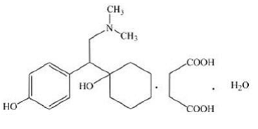 PRISTIQ® (desvenlafaxine) Structural Formula Illustration