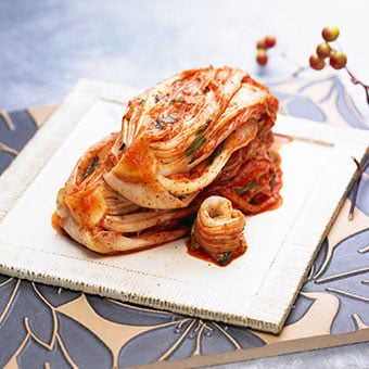 Kimchi on a plate