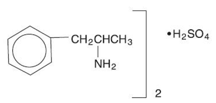 ProCentra® (dextroamphetamine sulfate) Structural Formula - Illustration ProCentra® (dextroamphetamine sulfate) Structural Formula - Illustration