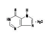 PURIXAN® (mercaptopurine) Structural Formula Illustration