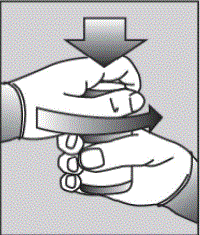 Remove the child-resistant bottle cap - Illustration