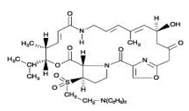 Dalfopristin - Structural Formula Illustration Dalfopristin - Structural Formula Illustration
