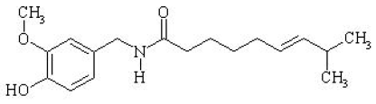 QUTENZA® (capsaicin) Structural Formula Illustration QUTENZA® (capsaicin) Structural Formula Illustration