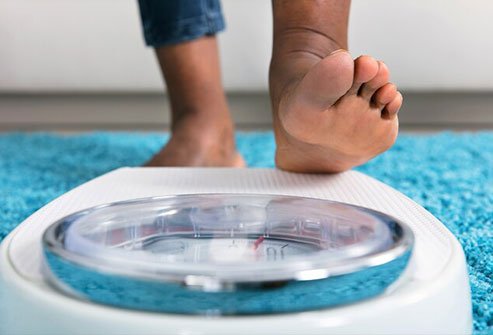 Waist size is more important than your overall weight so pay attention to how snug your clothes feel around your waist.