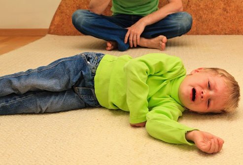 It may be hard for kids to breath when they cry or get scared. 